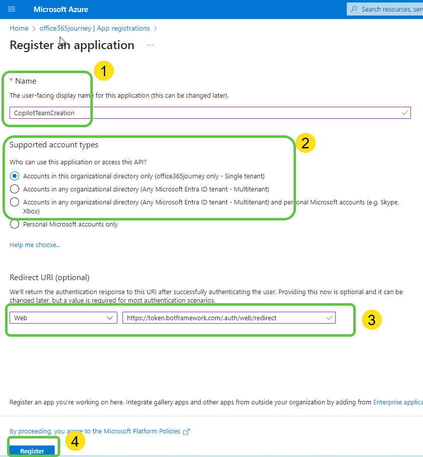 Register App